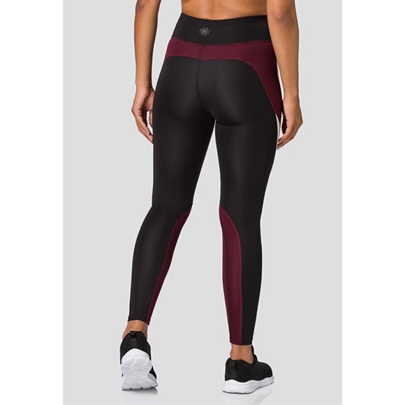 ❗️FINAL❗️ 🆕 AURIQUE Women's High Waisted Colour Block Sports Leggings - Picture 2 of 5